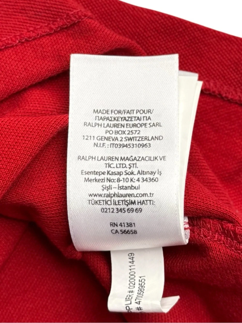 Polo Ralph Lauren Polo Shirt Mens XXL Custom Fit Crest Logo Red Cotton